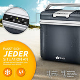 Koelbox Elektrisch – 12V en 230 volt - Coolbox - Frigobox - 24L – Grijs